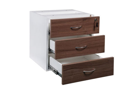 GP Office Fixed Desk Pedestal with 3 Drawers - Casnan