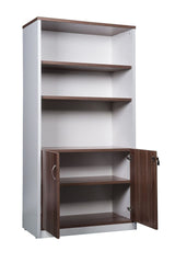 GP Office 2 Door Cabinet with 3 Open Shelves – Casnan