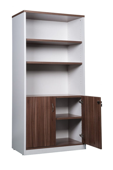 GP Office 2 Door Cabinet with 3 Open Shelves – Casnan