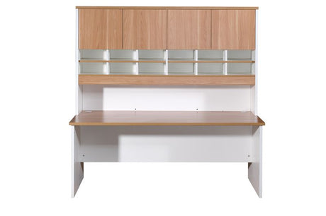 GP Office Desk with Pigeon Hole Hutch 1800mm