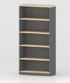 GP OMsystem Commercial Office Open Bookcase 1800mm Height