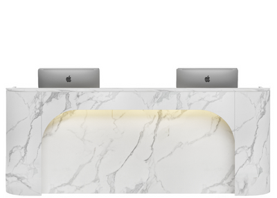 DD Oatley Curved End Premium Reception Counter