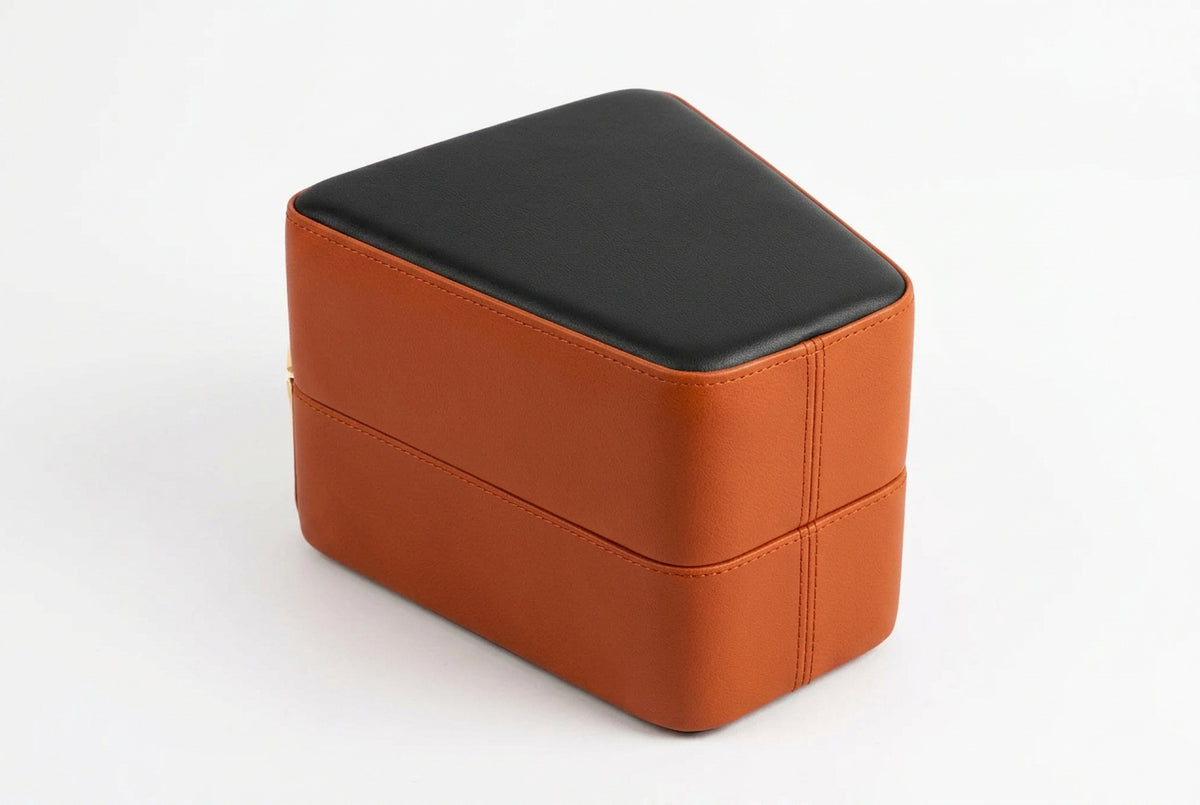 MA Slice Fabric Upholstered Ottoman
