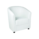 MA Omega Fabric or Vinyl Upholstered 1 Seater Tub Lounge