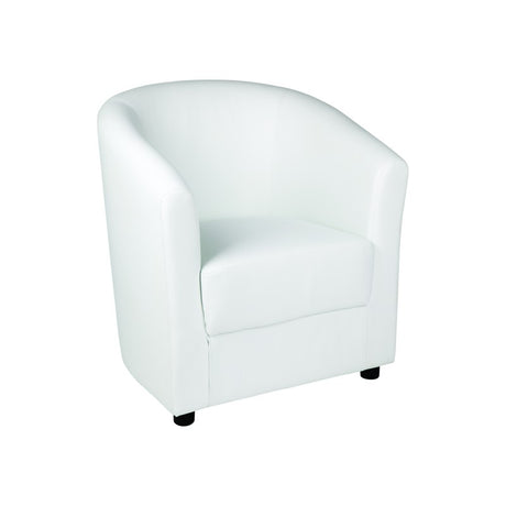 MA Omega Fabric or Vinyl Upholstered 1 Seater Tub Lounge