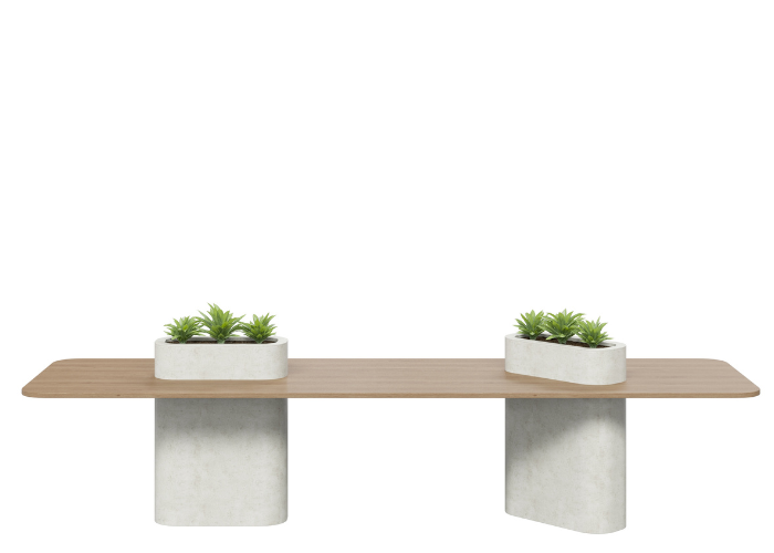 DD Omie Planter Breakout Dining Table