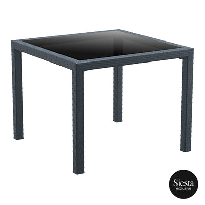 FL Bali Tahiti Hospitality Indoor/Shaded Outdoor Dining Table