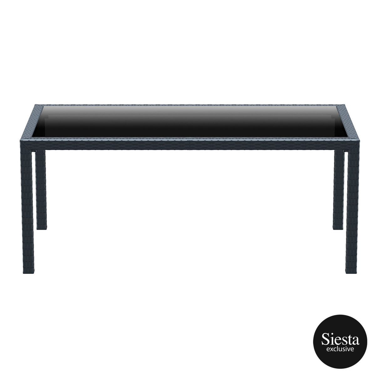 FL Tahiti Hospitality Rectangular Outdoor Dining Table