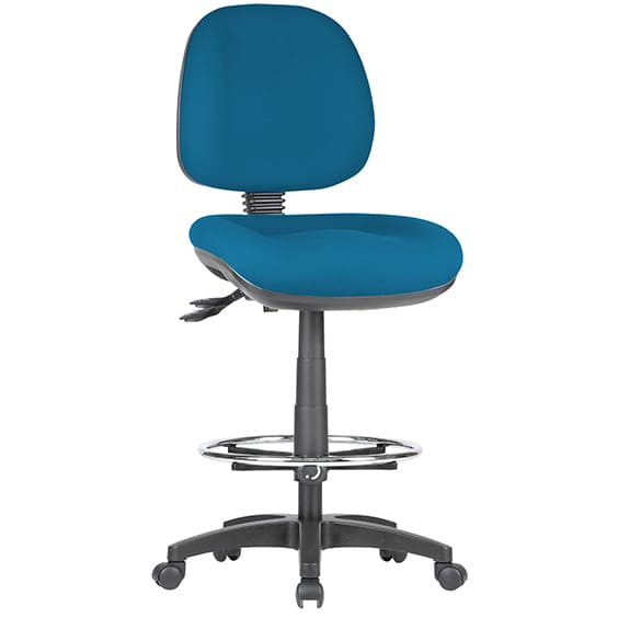 ST Prestige Fabric Upholstered Low Back Drafting Chair