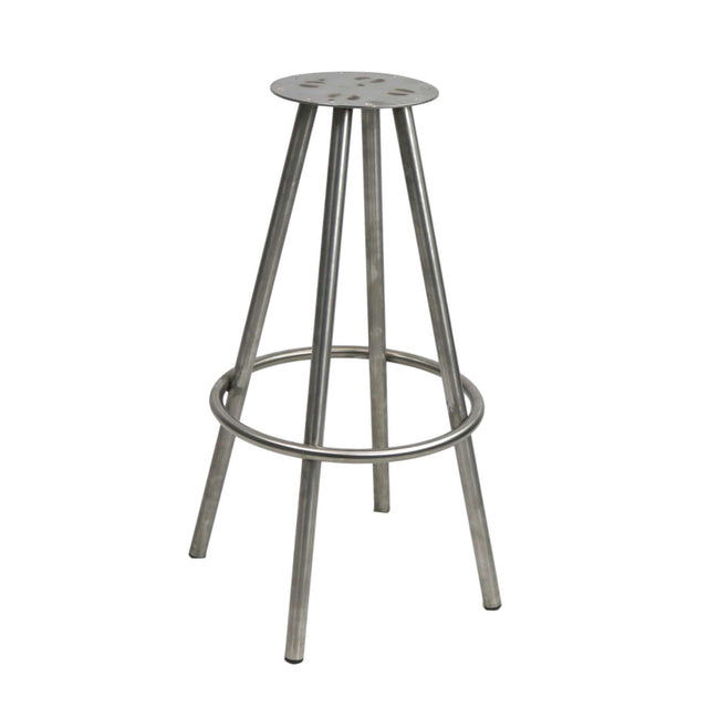 FL Cruza Stool (Frame Only) - Stainless Steel