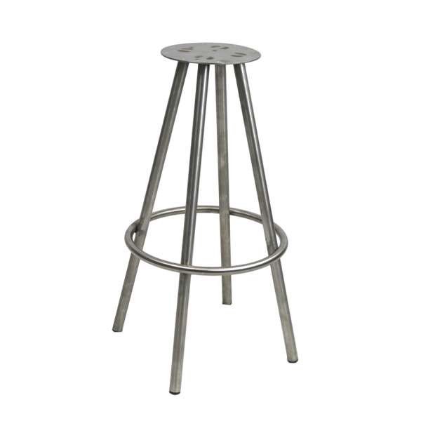 FL Cruza Stool (Frame Only) - Stainless Steel