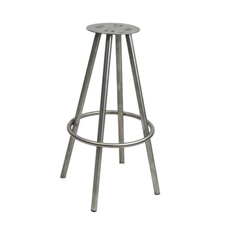 FL Cruza Stool (Frame Only) - Stainless Steel