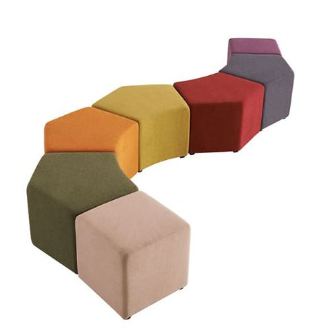 ST Play Reception Area Pentagonal Ottoman