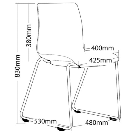 ST Pod Multi Purpose Stackable Hospitality Chair