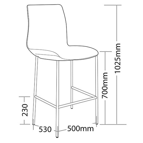ST Pod 4 Legs Stackable Fabric Upholstered Hospitality High Chair