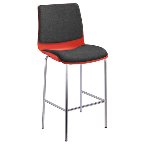 ST Pod Black Shell Upholstered Stackable Hospitality High Chair