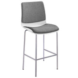 ST Pod White Shell Upholstered Stackable Hospitality High Chair