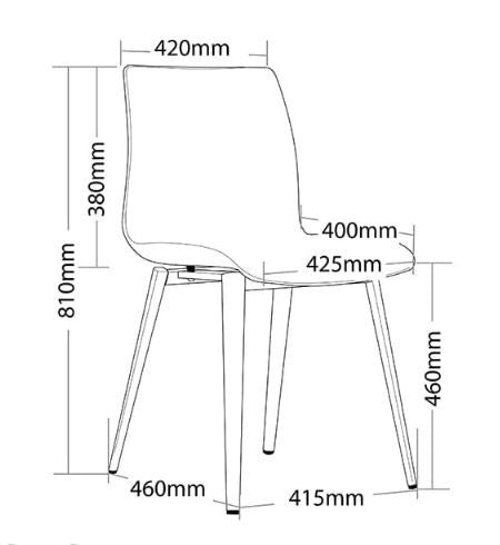 ST Pod Fabric Red Shell Timber Legs Hospitality Dining Chair