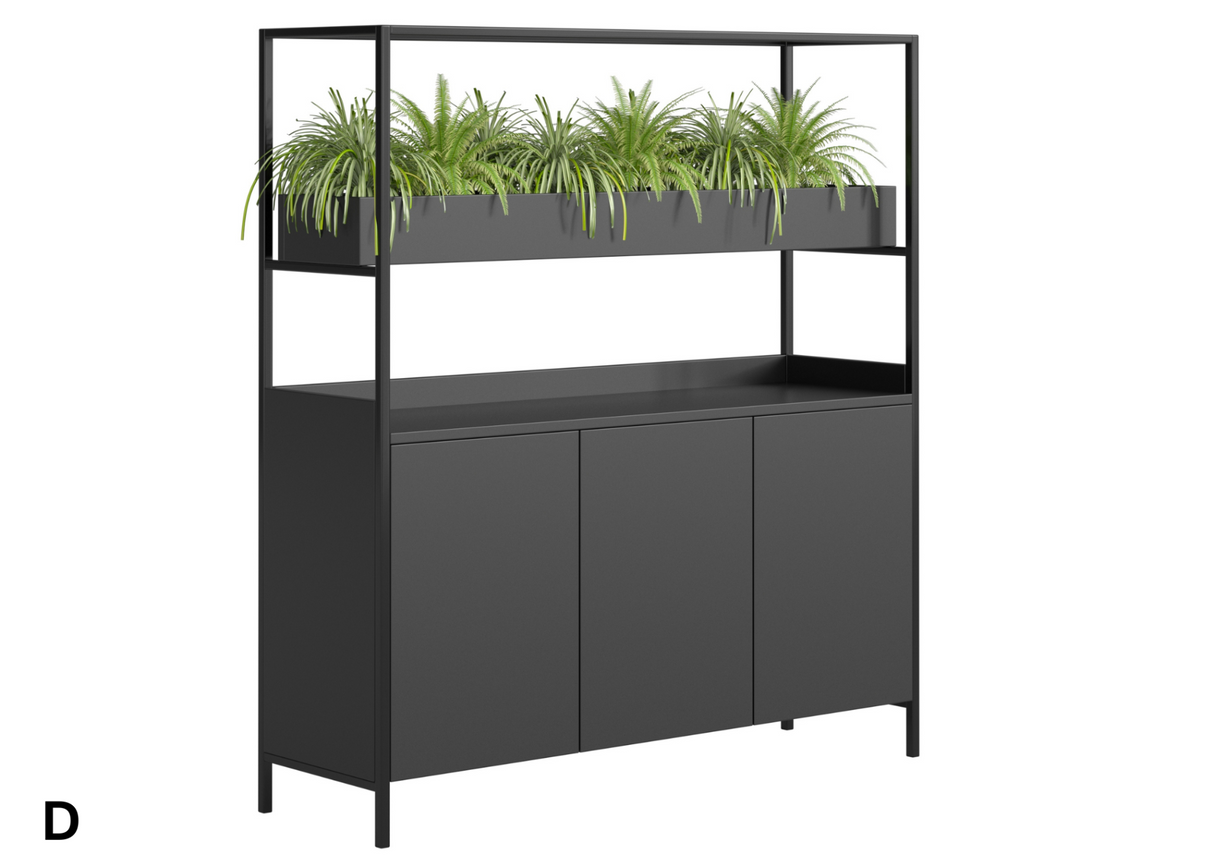 DD Pershin Welded 3 Door Planter Garden Storage