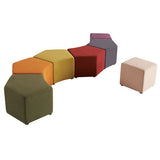ST Play Reception Area Upholstered Pentagonal Ottoman