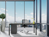 DD Plaza Metal Frame Office Desk