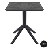 FL Sky Hospitality Square Outdoor Dining Table
