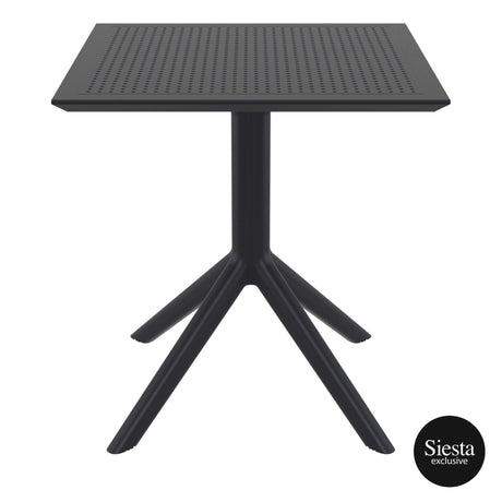 FL Sky Hospitality Square Outdoor Dining Table