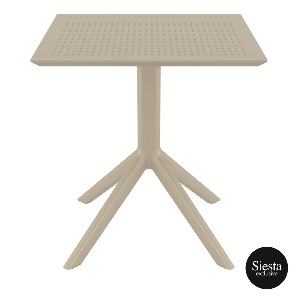 FL Sky Hospitality Square Outdoor Dining Table