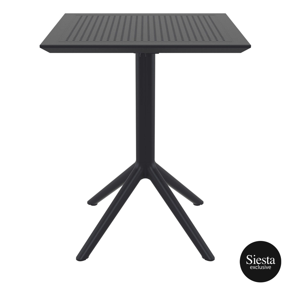FL Sky 3 Piece Hospitality Square Folding Dining Table & Chair Set