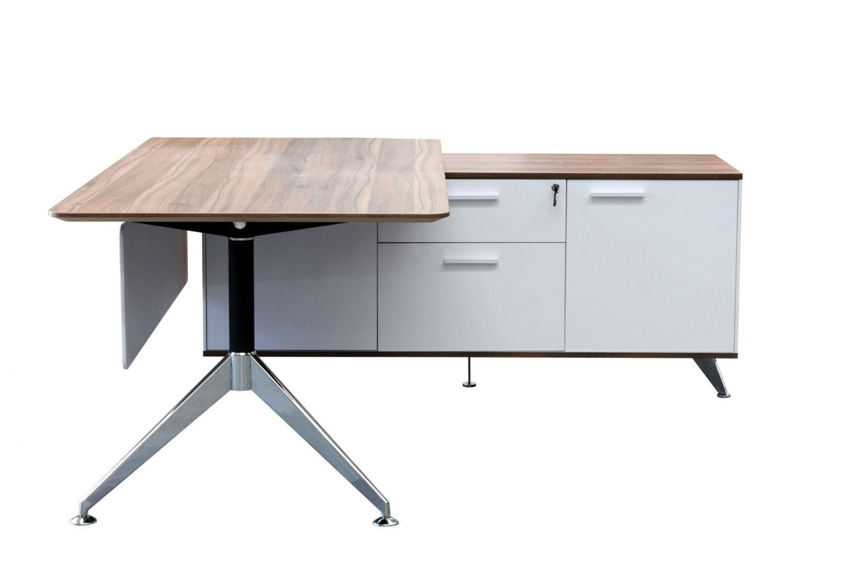 GP Potenza Executive Desk With Return