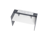 GP Sorrento Marble Charcoal Melamine Reception Counter