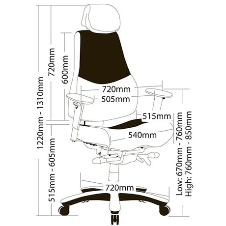 ST Ranger Multi Shift High Back Executive Chair