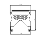 VESA-mount laptop tray