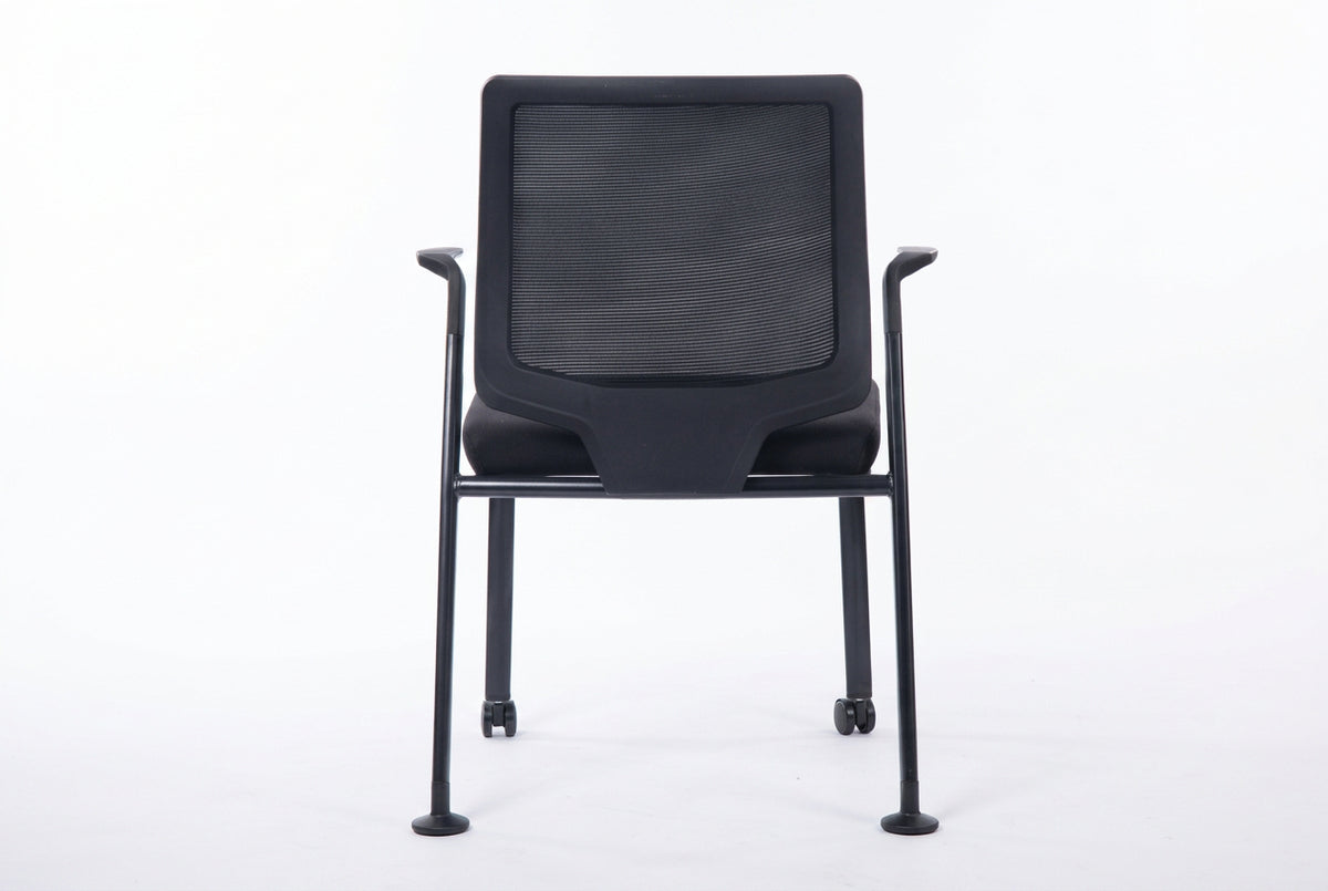 MA Rea Mesh Back Stackable Chair with 2 Castors
