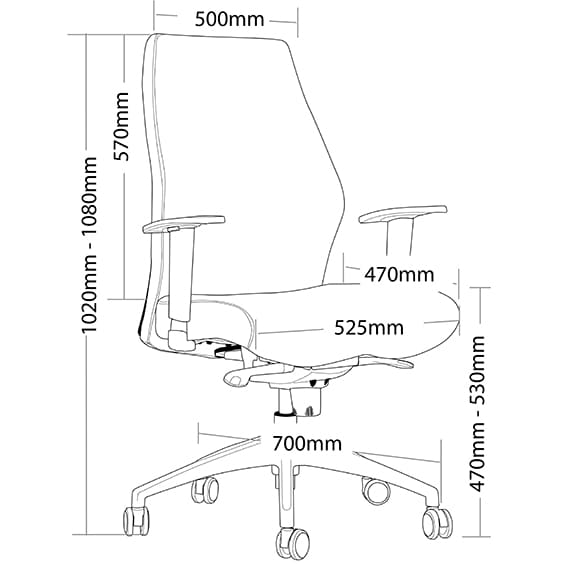 ST Regal High Back Ergonomic Executive Chair