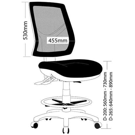 ST Rio Drafting Chair