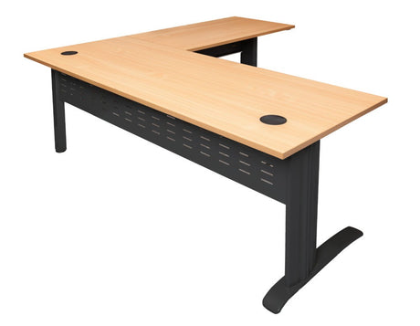 RL Span Corner Office Desk with Return