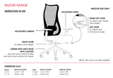 ST Razor High Meshback Executive Chair