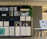 OL Rhodes 4 Door 2 Open Shelf Welded Storage with 6 Planter Box