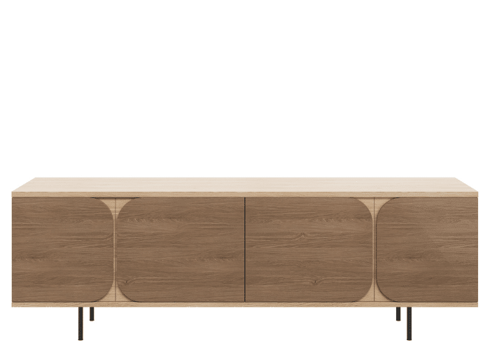 DD Rocher 4 Door Credenza