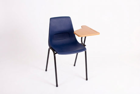 MA Shell Black Metal Framed Stackable Lecture Chair