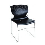 MA Sabi Stackable Chrome Sled Base Chair