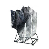 MA Sabi Stackable Chrome Sled Base Chair