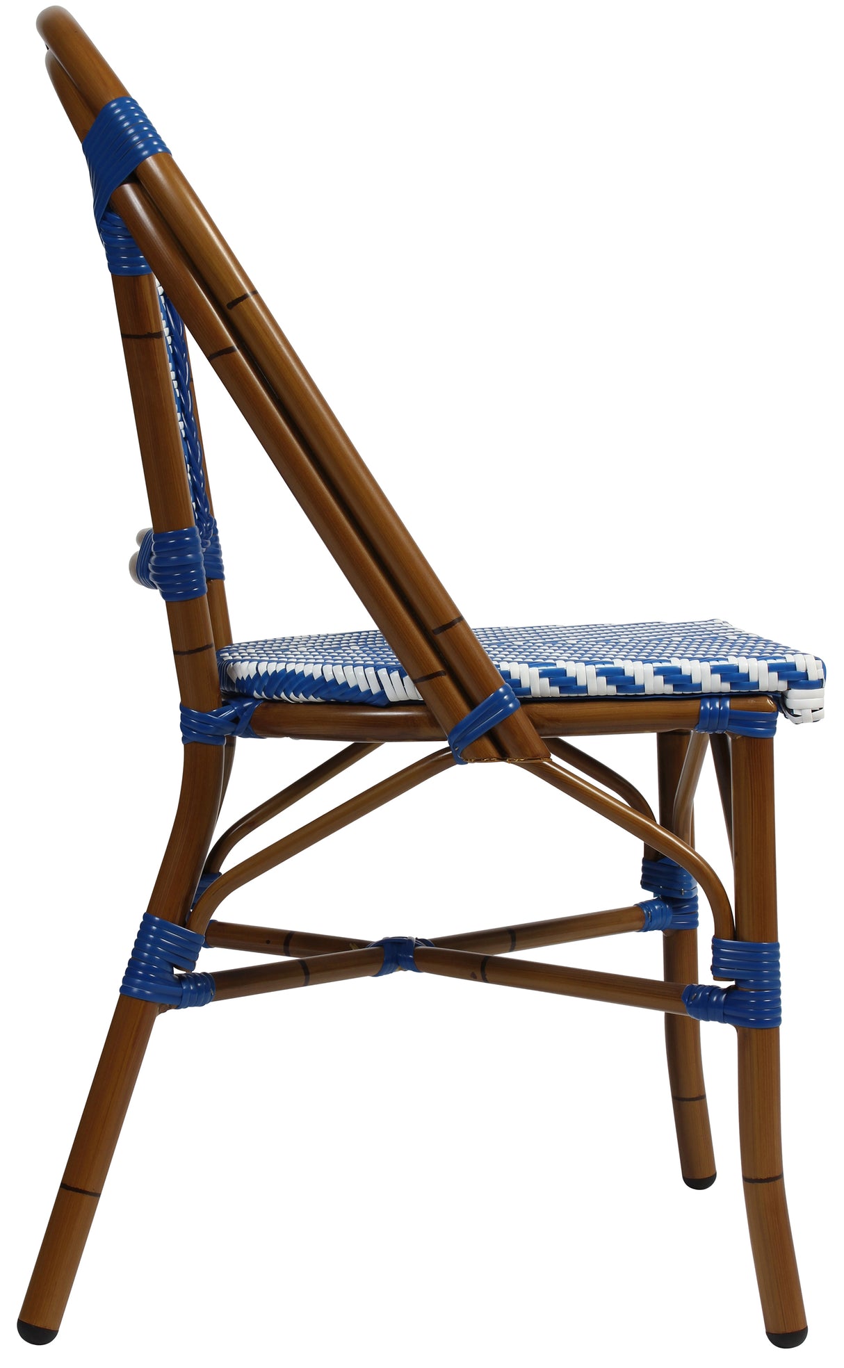 EZ Amalfi Synthetic Wicker Aluminium Frame Outdoor Dining Chair