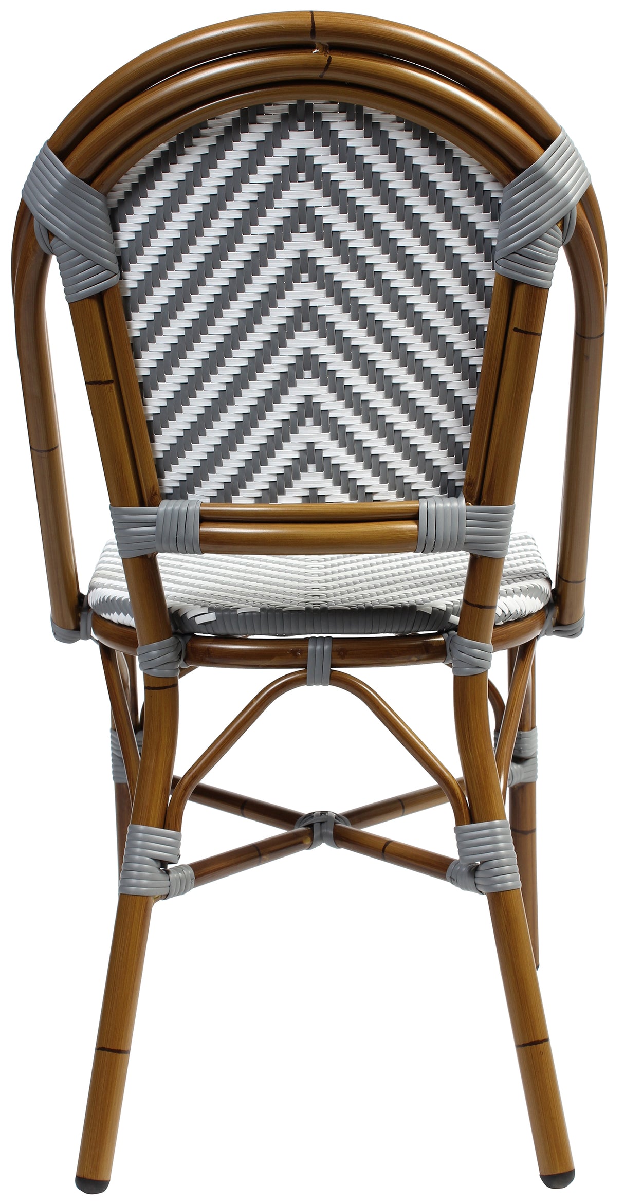 EZ Amalfi Synthetic Wicker Aluminium Frame Outdoor Dining Chair