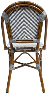 EZ Amalfi Synthetic Wicker Aluminium Frame Outdoor Dining Chair