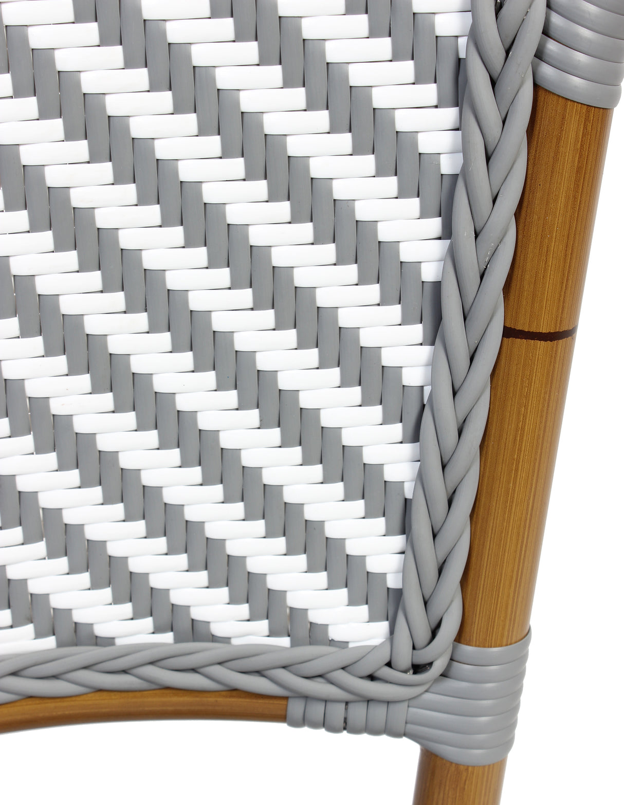 EZ Amalfi Synthetic Wicker Aluminium Frame Outdoor Dining Chair
