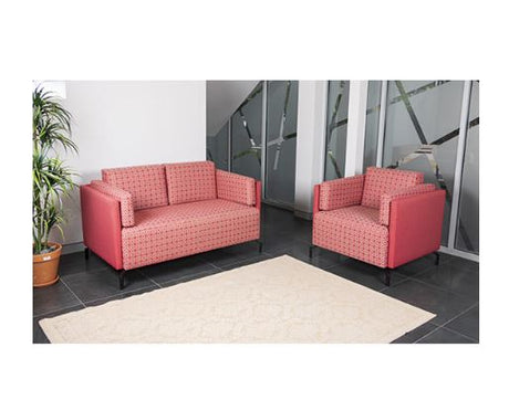 ST Shell Fabric Upholstered High Back Single Seater Lounge