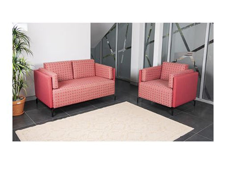 ST Shell Fabric Upholstered 2 Seater Lounge