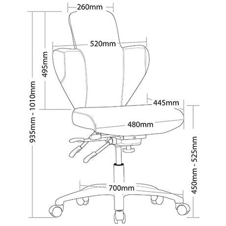 ST Siren PU Leather Multi Shift Chair